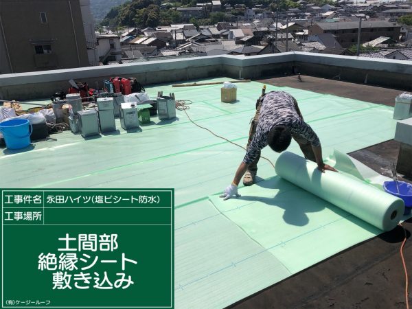 京都市左京区Ｎハイツ　屋上・外壁防水塗装工事