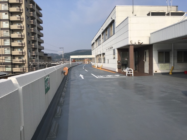 京都市山科区西施設整備工事　1階屋上駐車場等防水改修工事