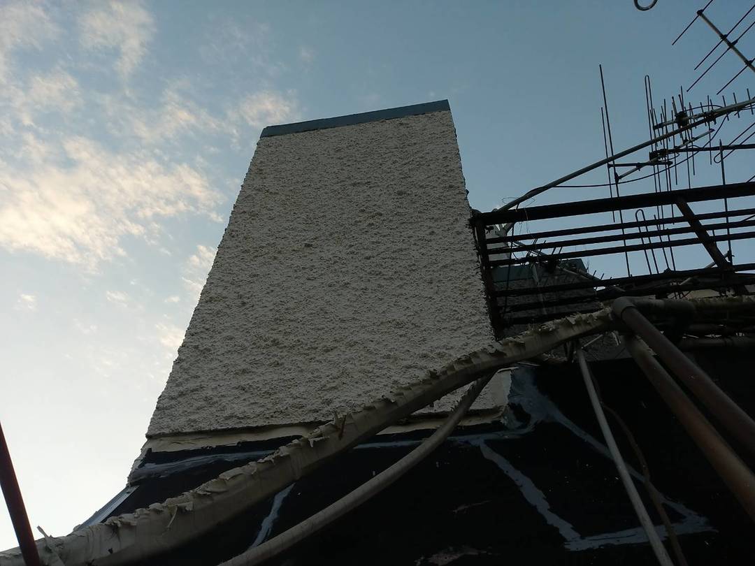京都市上京区　Mビル様　外壁レンガ部分及び、屋根防水工事のサムネイル