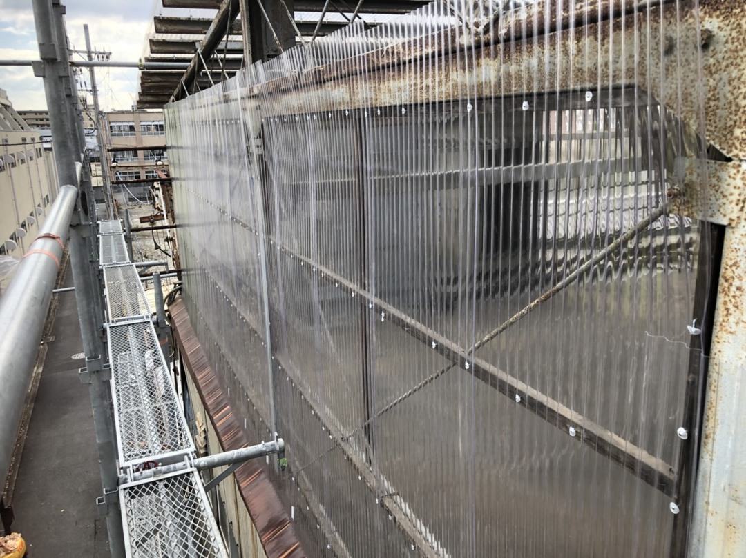 京都市南区　O染工様　波板貼り替え工事のサムネイル