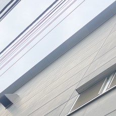 京都市中京区　株式会社Ｋ様　軒天ケイカル板落下部分修繕工事