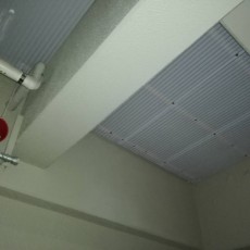 京都市山科区　Fビル様　地下駐車場波板貼り工事